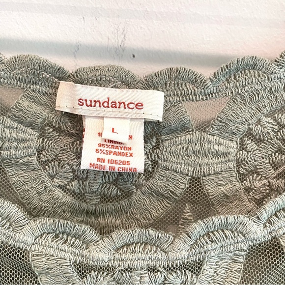 Sundance Long Sleeve Sheer Lace Top - Picture 6 of 12